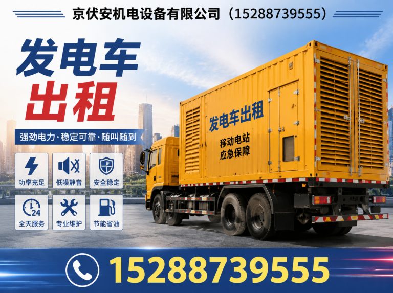 赤峰应急发电机出租展示图
