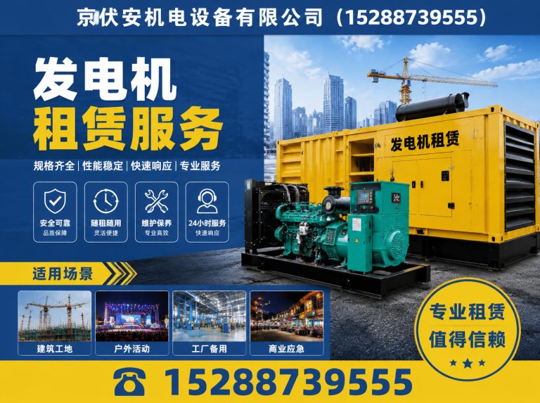 赤峰发电车出租展示图